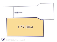 【千葉県/船橋市大穴南】船橋市大穴南2丁目 土地 区画図