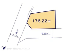 【千葉県/船橋市大穴南】船橋市大穴南2丁目 土地 区画図