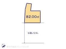 【千葉県/船橋市海神】船橋市海神6丁目 土地 区画図