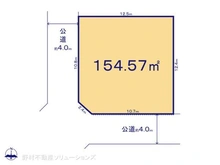 【千葉県/船橋市松が丘】船橋市松が丘2丁目 土地 区画図