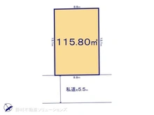 【千葉県/船橋市芝山】船橋市芝山7丁目 土地 区画図