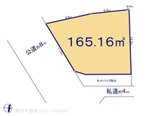 【千葉県/船橋市金杉】船橋市金杉8丁目 土地 区画図