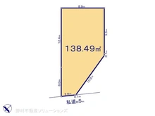 【千葉県/船橋市馬込西】船橋市馬込西2丁目 土地 区画図