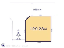 【千葉県/船橋市習志野台】船橋市習志野台6丁目 土地 区画図