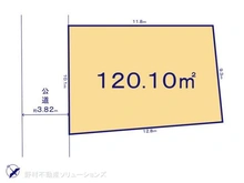 【千葉県/船橋市海神】船橋市海神3丁目 土地 区画図