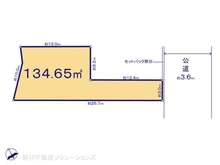 【千葉県/船橋市東船橋】船橋市東船橋6丁目 土地 区画図