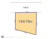 【千葉県/船橋市飯山満町】船橋市飯山満町3丁目 土地 区画図