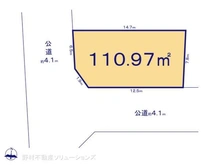 【千葉県/船橋市二宮】船橋市二宮1丁目 土地 区画図