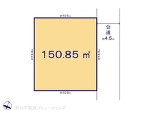 【千葉県/船橋市大穴北】船橋市大穴北3丁目 土地 区画図