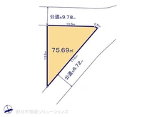 【千葉県/船橋市市場】船橋市市場4丁目 土地 区画図