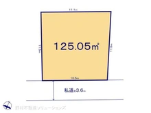 【千葉県/船橋市田喜野井】船橋市田喜野井4丁目 土地 区画図