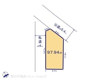 【千葉県/船橋市三山】船橋市三山5丁目 土地 区画図