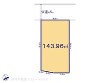 【千葉県/船橋市飯山満町】船橋市飯山満町3丁目 土地 区画図