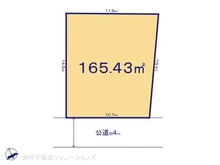 【千葉県/船橋市日の出】船橋市日の出2丁目 土地 区画図