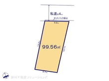 【千葉県/船橋市行田】船橋市行田1丁目 土地 区画図