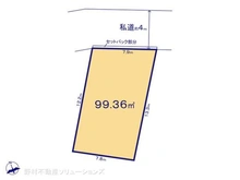 【千葉県/船橋市行田】船橋市行田1丁目 土地 区画図