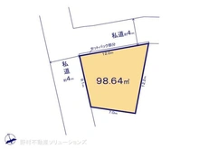 【千葉県/船橋市行田】船橋市行田1丁目 土地 区画図