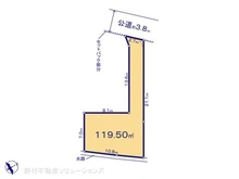 【千葉県/船橋市三山】船橋市三山6丁目 土地 区画図