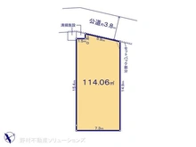 【千葉県/船橋市三山】船橋市三山6丁目 土地 区画図