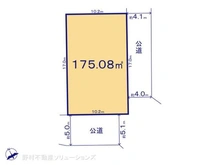 【千葉県/船橋市三山】船橋市三山9丁目 土地 区画図