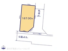 【千葉県/船橋市二和西】船橋市二和西5丁目 土地 区画図