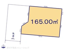 【千葉県/船橋市二和西】船橋市二和西5丁目 土地 区画図