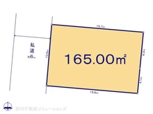 【千葉県/船橋市二和西】船橋市二和西5丁目 土地 区画図