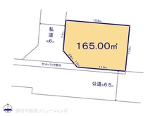 【千葉県/船橋市二和西】船橋市二和西5丁目 土地 区画図