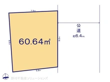【東京都/江東区東砂】江東区東砂3丁目 土地 区画図