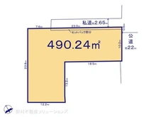 【東京都/江東区北砂】江東区北砂4丁目 土地 区画図