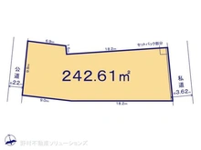 【東京都/江東区北砂】江東区北砂7丁目 土地 区画図