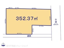 【東京都/江東区東砂】江東区東砂1丁目 土地 区画図
