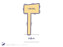 【神奈川県/相模原市中央区千代田】相模原市中央区千代田1丁目 土地 区画図