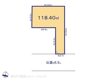 【神奈川県/座間市入谷東】座間市入谷東3丁目 土地 区画図