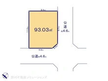 【神奈川県/相模原市南区古淵】相模原市南区古淵3丁目 土地 区画図