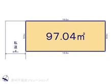 【神奈川県/相模原市南区相南】相模原市南区相南2丁目 土地 区画図