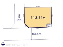 【神奈川県/座間市座間】座間市座間1丁目 土地 区画図
