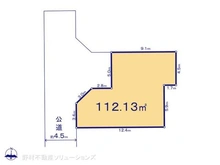 【神奈川県/座間市座間】座間市座間1丁目 土地 区画図