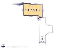 【神奈川県/座間市座間】座間市座間1丁目 土地 区画図
