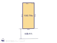 【神奈川県/大和市福田】大和市福田5丁目 土地 区画図