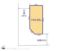 【神奈川県/大和市福田】大和市福田5丁目 土地 区画図