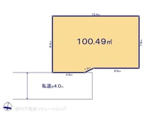 【神奈川県/大和市福田】大和市福田5丁目 土地 区画図
