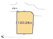 【神奈川県/相模原市南区南台】相模原市南区南台5丁目 土地 区画図