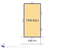 【神奈川県/大和市南林間】大和市南林間3丁目 土地 区画図