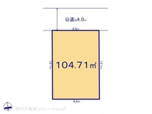 【東京都/町田市忠生】町田市忠生2丁目 土地 区画図