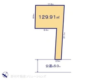 【神奈川県/相模原市中央区上溝】相模原市中央区上溝3丁目 土地 区画図