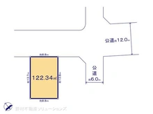 【東京都/町田市大蔵町】町田市大蔵町 土地 区画図