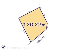 【神奈川県/相模原市南区上鶴間本町】相模原市南区上鶴間本町9丁目 土地 区画図