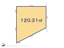 【神奈川県/相模原市南区上鶴間本町】相模原市南区上鶴間本町9丁目 土地 区画図