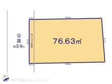 【神奈川県/座間市南栗原】座間市南栗原6丁目 土地 区画図